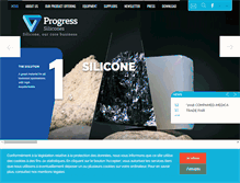 Tablet Screenshot of progress-silicones.fr